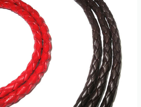 Натуральный плетеный кожаный шнур диаметром 5 мм для изготовления чокера браслета шнура на шею для ожерелей высокого качества ассортимент по цветам