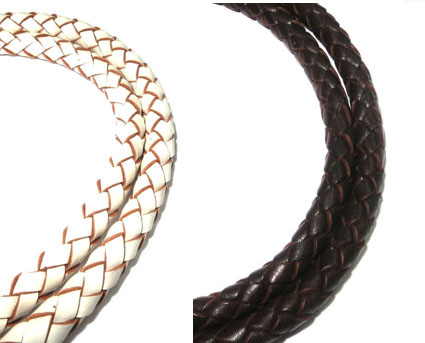 Натуральный плетеный кожаный шнур диаметром 6 мм для изготовления чокера браслета шнура на шею для ожерелей высокого качества ассортимент по цветам