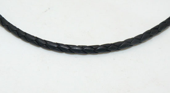 Натуральный плетеный кожаный шнур диаметром 2.5 мм для изготовления чокера браслета шнура на шею для ожерелей высокого качества