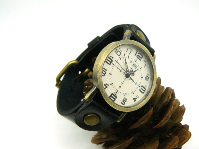 Часы в стиле винтаж, под старину, кожаный браслет, подарок парню, мужчине