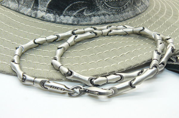  Цепочка Bico c крестом из серии Links chains F260  для парня, мужчины подарок серебро, олово