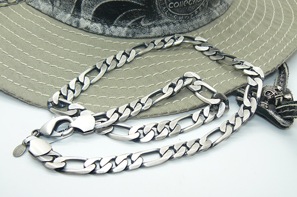  Цепь из серии Stylus chains Bico арт. F32  для парня, мужчины подарок серебро, олово