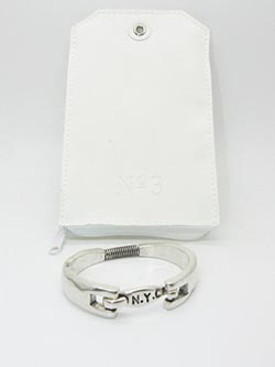  Упаковка коллекции украшений  Numero 3-  браслеты из кожи, серебра  подарок парню мужчине девушке  
