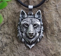 Кулон "Волк-WOLF" сталь