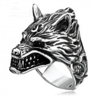 Кольцо из стали Лютоволк Dire Wolf