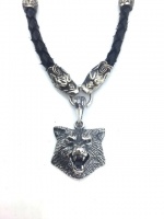 Кулон "Волк-WOLF" серебро